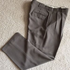 Haggar brown dress pants 36x29